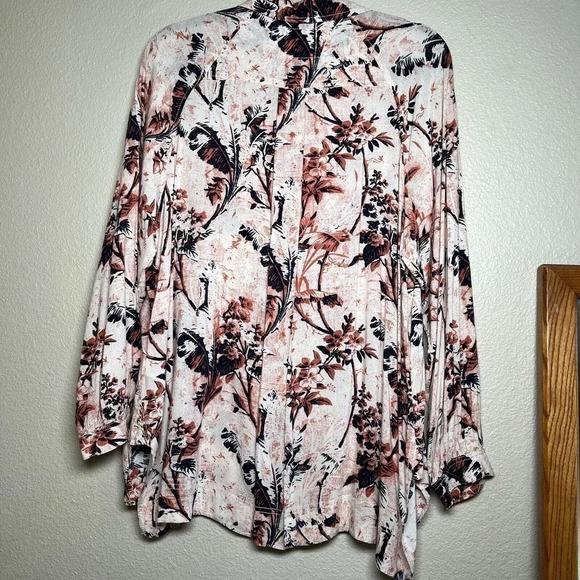 Free People It's A Vibe Button Down Shirt Floral Small - Picture 10 of 12
